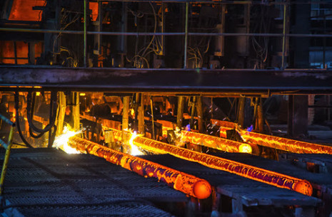 molten round hollow steel bars